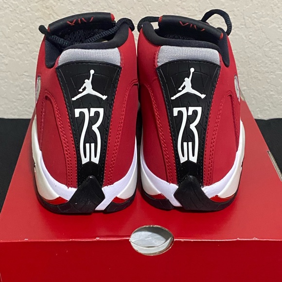 Mens Jordan 14 Retro Gym Red Toro sz 7 - Picture 4 of 8